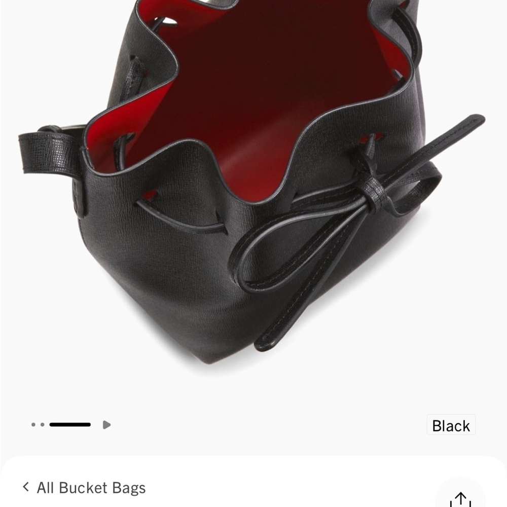 Mansur Gavriel Black Bucket Bag